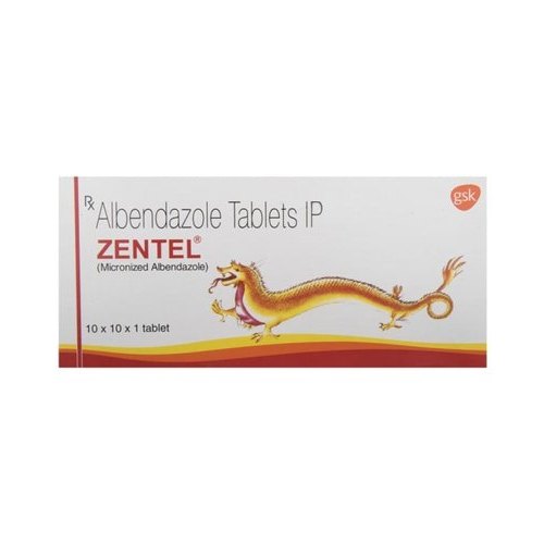 Zentel Albendazole Tablets, Packaging Type : Strip