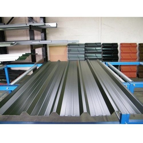 JSW Coated Steel Metal Roofing Sheet, Color : White