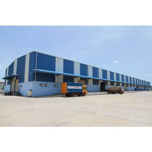 Paint Coated Mild Steel Prefab PEB Industrial Shed, Feature : Easily Assembled