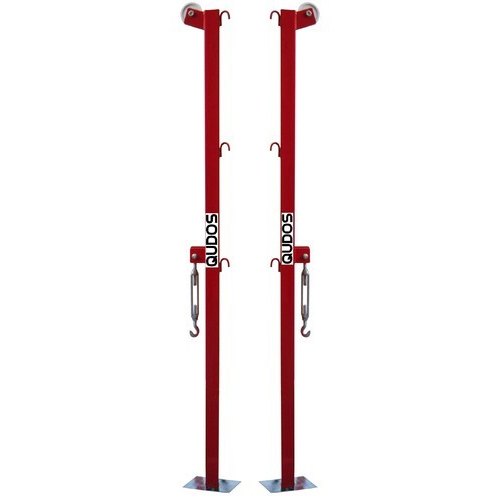 Outdoor Badminton Pole, Color : Red