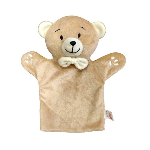 Ultra Plush Teddy Hand Puppet, Color : Brown