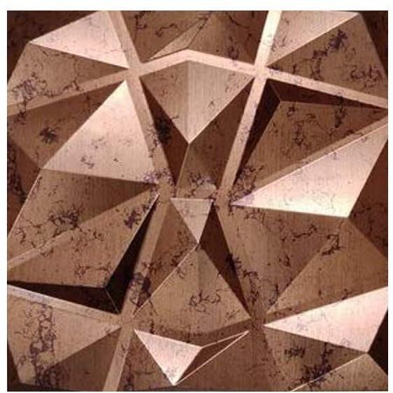 3D Embossed Coloured Wall Panel