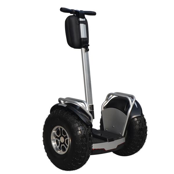 FAST DELIVERY New 2400W 2 Wheel Off Road DOUBLE BATTERY +Golf Bag Holder Electric Scooter