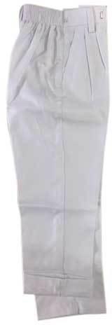 Plain Cotton White School Pant, Waist Size : 22-42 Inch