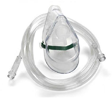 Elastic Headloop Plastic Adult Oxygen Mask, Feature : Comfortable, Easy To Wear