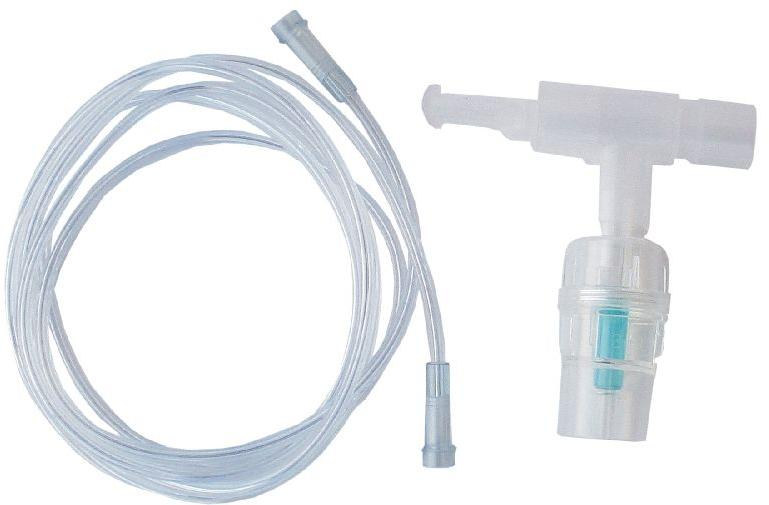 Silicone Nebulizer T Piece, For Hospital, Clinical Purpose, Color : Transparent