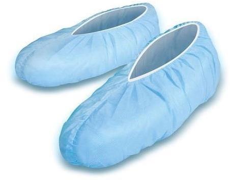 Spatex Plain Non Woven Surgical Disposable Shoe Cover, Size : Free size