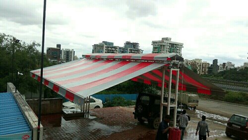 Two Way Awning, Width : 15 feet on each side