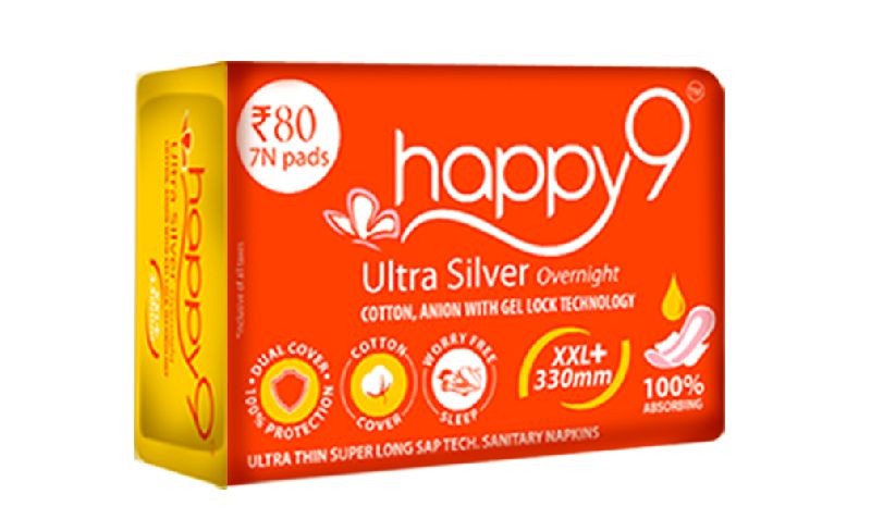 Happy9 Ultra Silver Sanitary Napkin