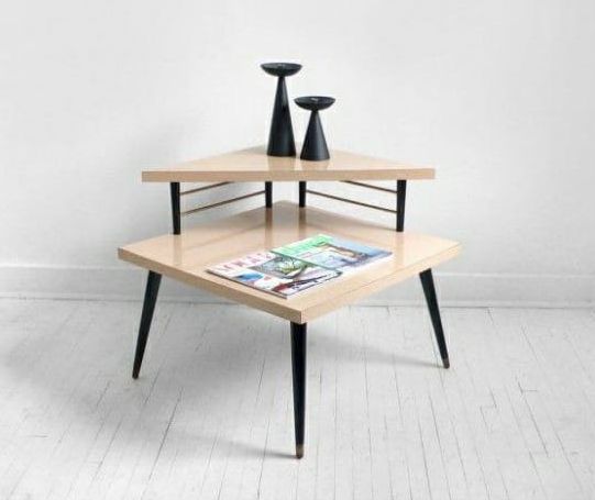 Wooden Polished Corner Table, For Living Room, Study Room, Feature : Corrosion Proof, Crack Proof