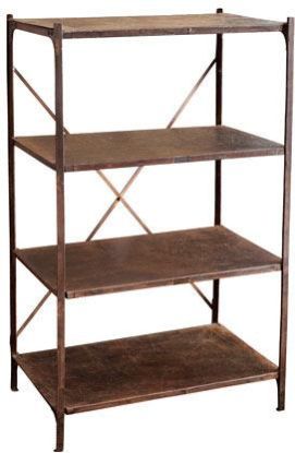 Iron and Wooden Bookshelf