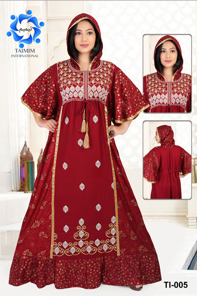 Rayon Viscose TI-005 Kaftan Dress, Packaging Type : Packet