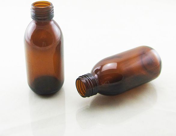 Glass Syrup Bottle