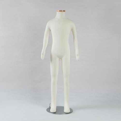 Fiberglass Kids Headless Mannequin, Color : White