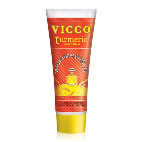 Vicco Turmeric Skin Cream, Packaging Type : Tube