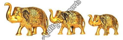 Brass Polished Elephant