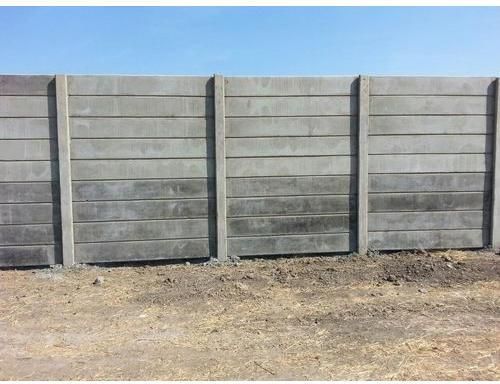 Polished RCC Precast Boundary Wall, For Construction, Pattern : Plain