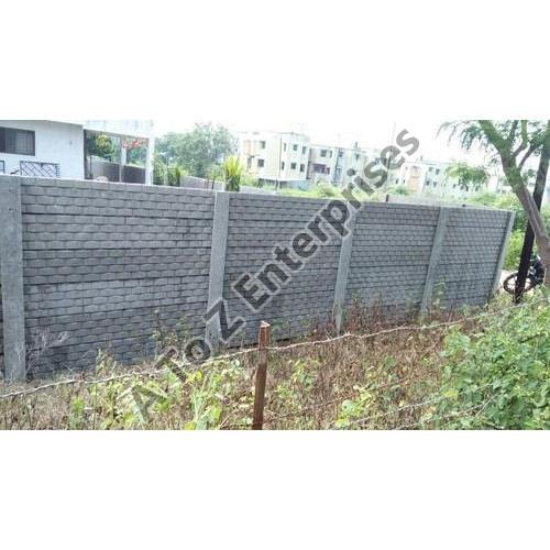 Polished RCC Readymade Boundary Wall, for Construction, Color : Grey