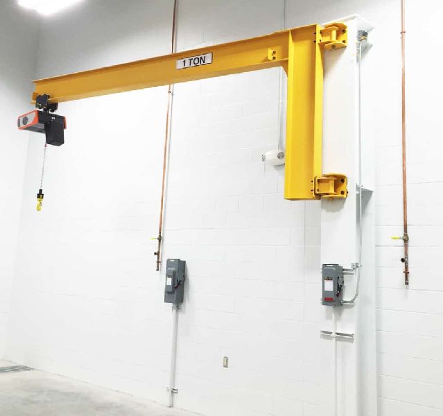 Electric Wall Mounted Jib Cranes, for Industrial, Feature : Customized Solutions, Easy To Use, Heavy Weight Lifting