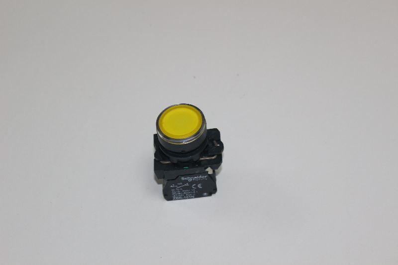 Rounded Plastic Yellow Illuminated Push Button, for Residential, Industrial, Packaging Type : Box
