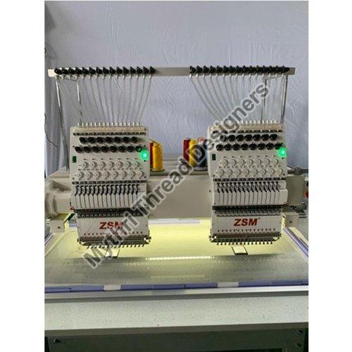 ZSM Double Head Embroidery Machine, Certification : ISO9001