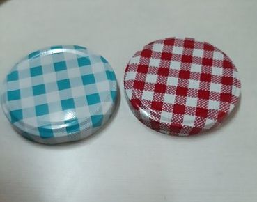 Round 63 mm Glass Jar Caps, Color : Multicolor