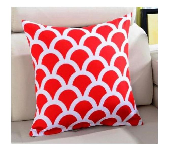 AM-120 Cotton Printed Cushion Cover, Size : 45X45CM