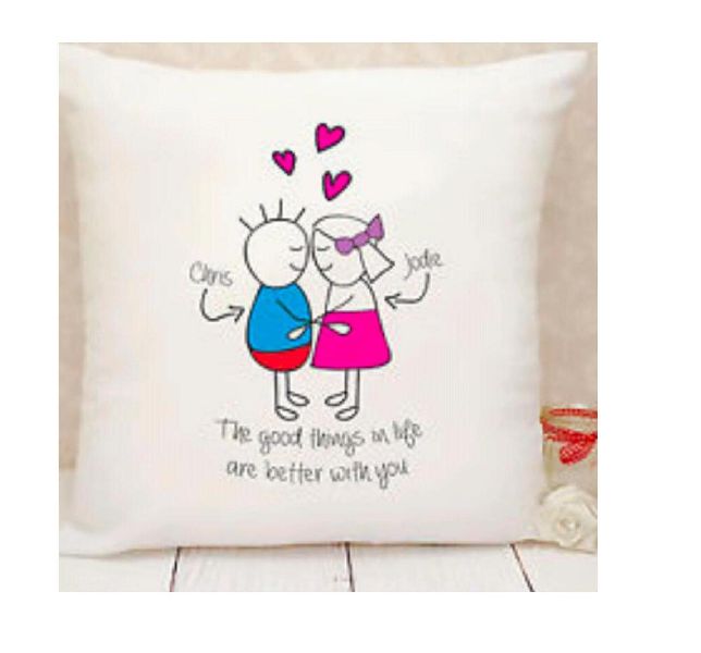 AM-123 Cotton Printed Cushion Cover, Size : 45X45CM