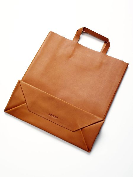 Plain Leather Shopping Bags, Feature : Comfortable