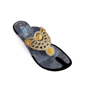 Ladies Blue Flat Slippers, Size : Standard