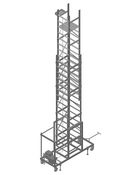 Erect Tower Extension Ladder