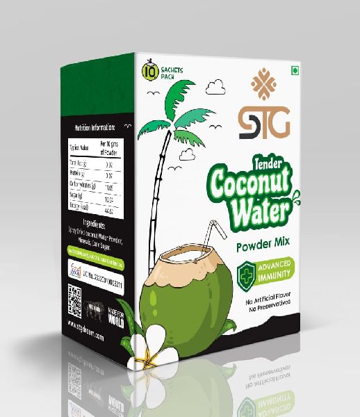 STG TENDER COCONUT WATER POWDER PACK OF 10 SACHET