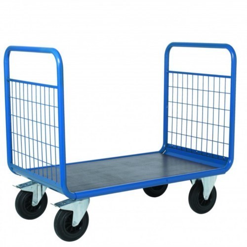 Polished Iron Material Handling Trolleys, for Airport, Factory, Warehouse, Feature : Adjustable, High Strength