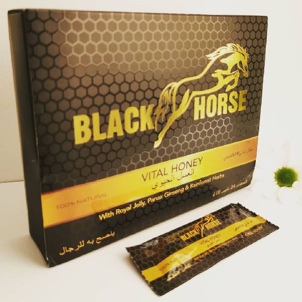 2 Packs of Black Horse Royal Honey (24 Sachets - 10 G), The Performer
