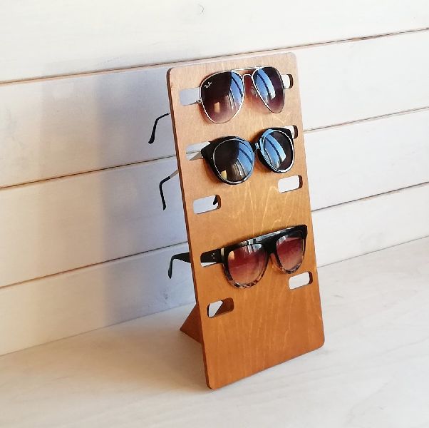 Wooden Sunglasses Display Stand, Shape : Rectengular, Square - Nargis ...