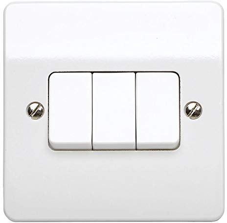 Legrand Plastic MK Switch, Color : White