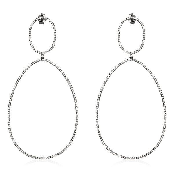 Buy Acrylic Earrings for Women Drop Dangle Leaf Earrings Resin Minimalist  Bohemian Statement Jewelry Black White Online at desertcartINDIA