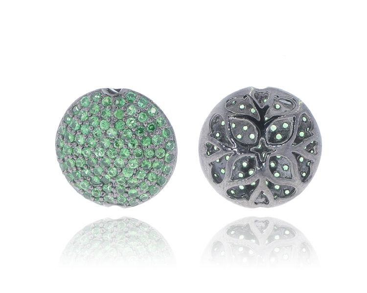 Sterling Silver 16MM T-savorites Beads