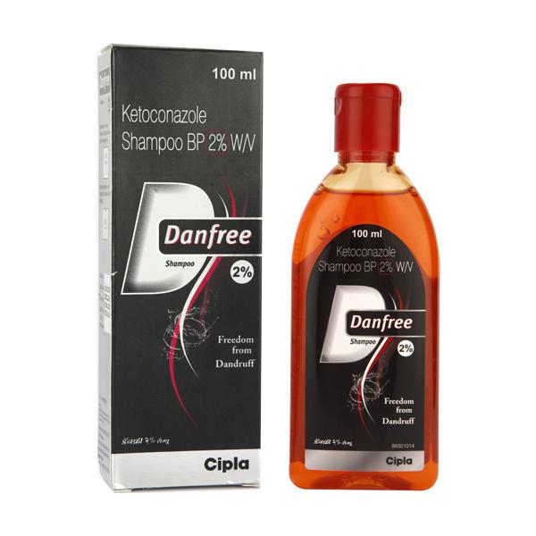 DANFREE SHAMPOO 2% 100ML, for Bath Use, Packaging Type : Plastic Bottle