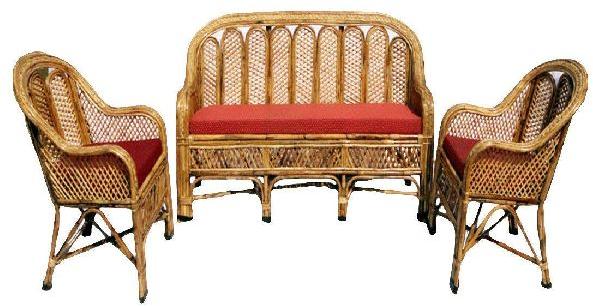 Cane Sofa Set,cane sofa set, Color : Brown