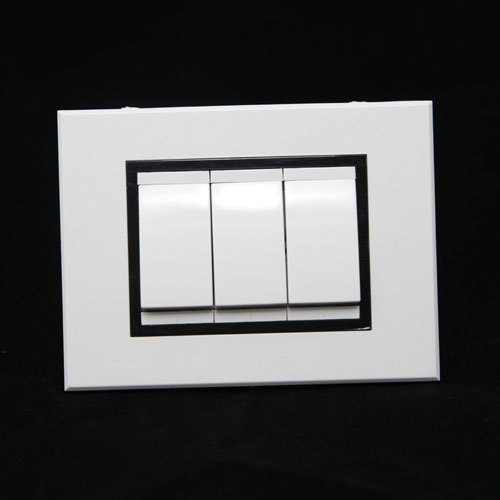 Electrical Light Switch, Color : White, Black