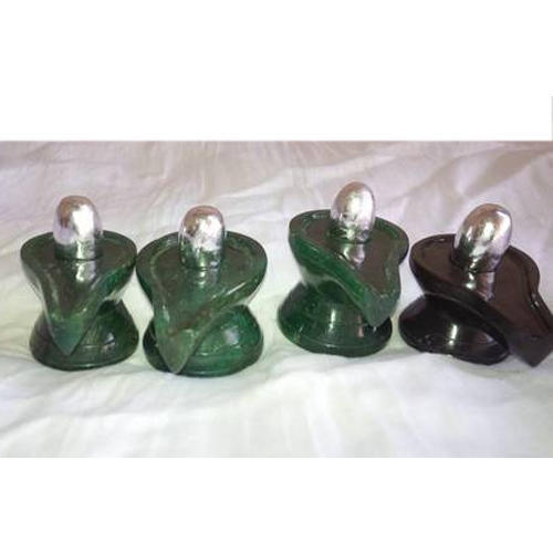 Marble Shivling, Color : Black, Green