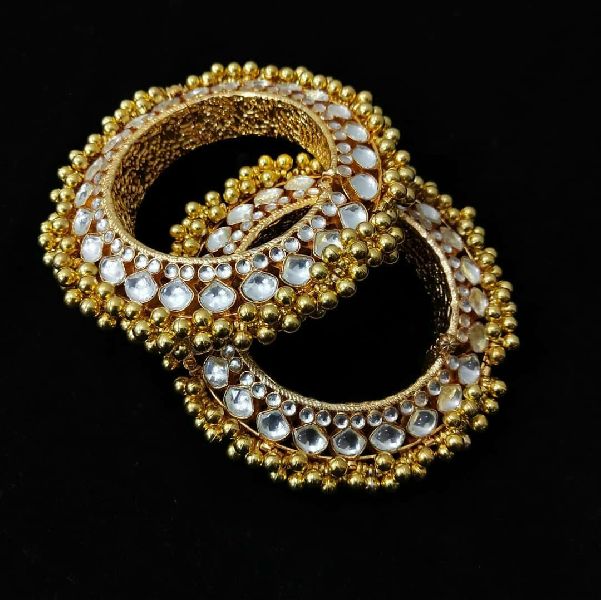 Copper Kundan Bangle, Occasion : Part Wear, Weeding Wear