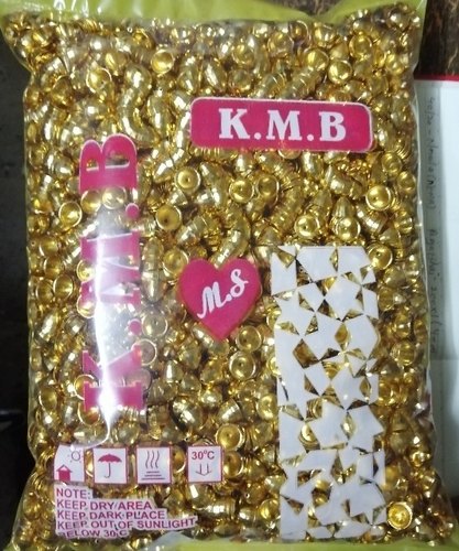 K.M.B Golden Plastic Beads