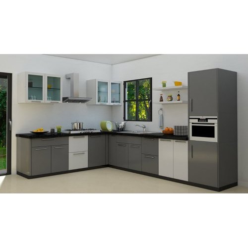 PVC Modular Kitchen, for Home, Hotel, Pattern : Modern