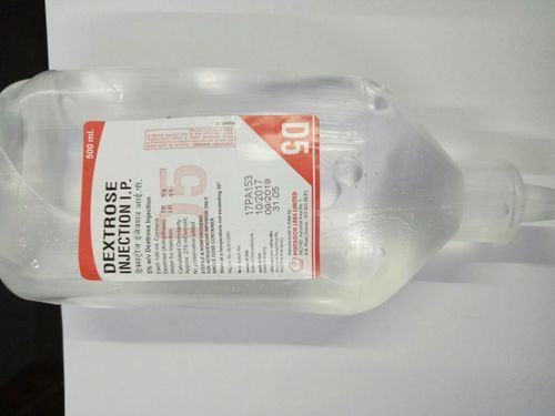 Dextrose Injection I.P, Packaging Size : 500 ml