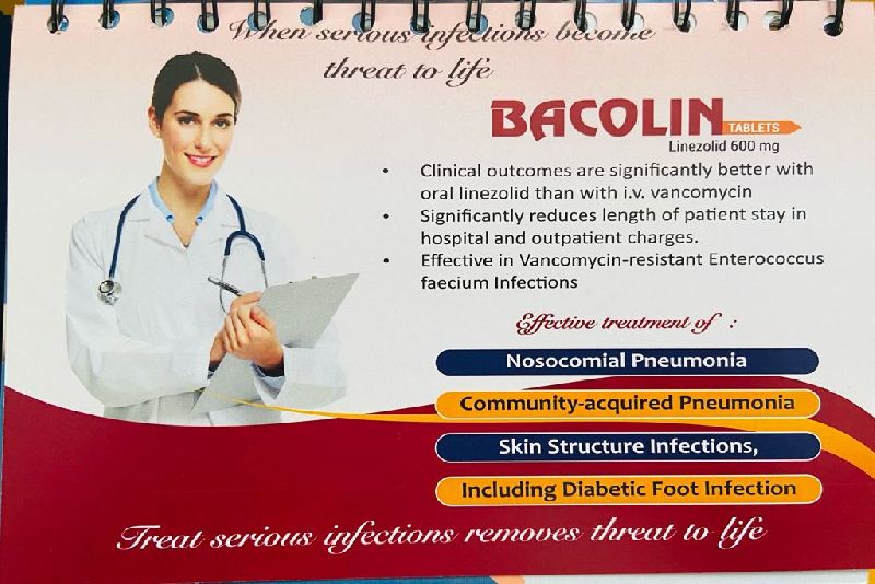 Bacolin 600mg Tablets, for Clinical, Hospital, Personal
