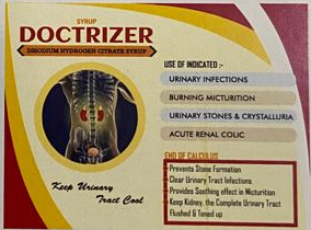 Doctrizer Syrup, for Personal, Hospital, Form : Liquid