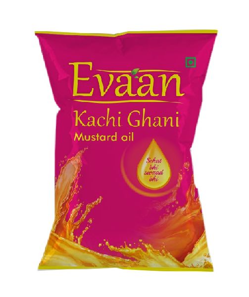 Evaan Machine kachi ghani mustard oil, for Cooking, Certification : FSSAI Certified