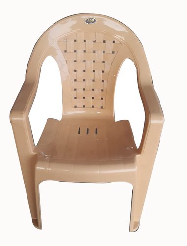 Brown Plastic Chair, Color : Beige